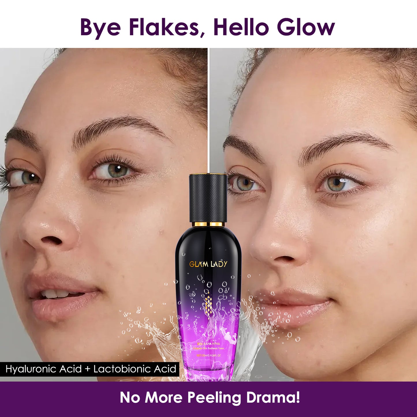 GLAM LADY BHA AHA PHA Complex Skin Radiance Toner
