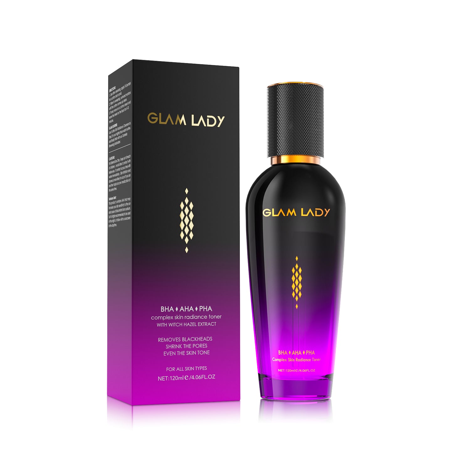GLAM LADY BHA AHA PHA Complex Skin Radiance Toner