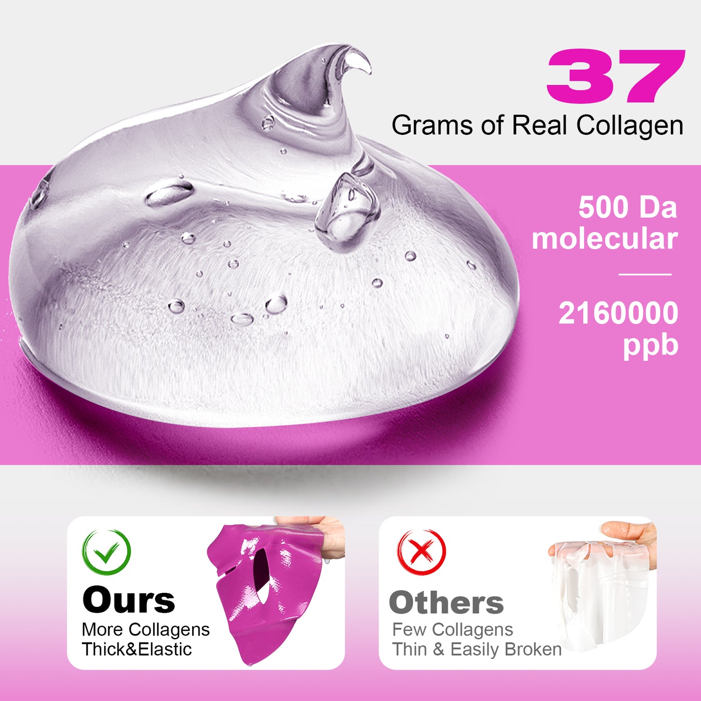 GLAM LADY Deep Collagen Anti Wrinkle Lifting Mask