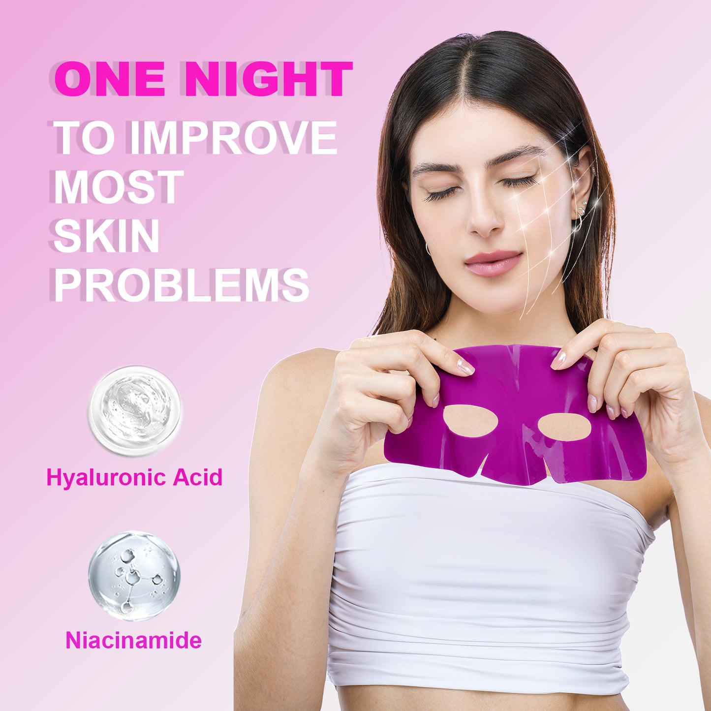 GLAM LADY Deep Collagen Anti Wrinkle Lifting Mask