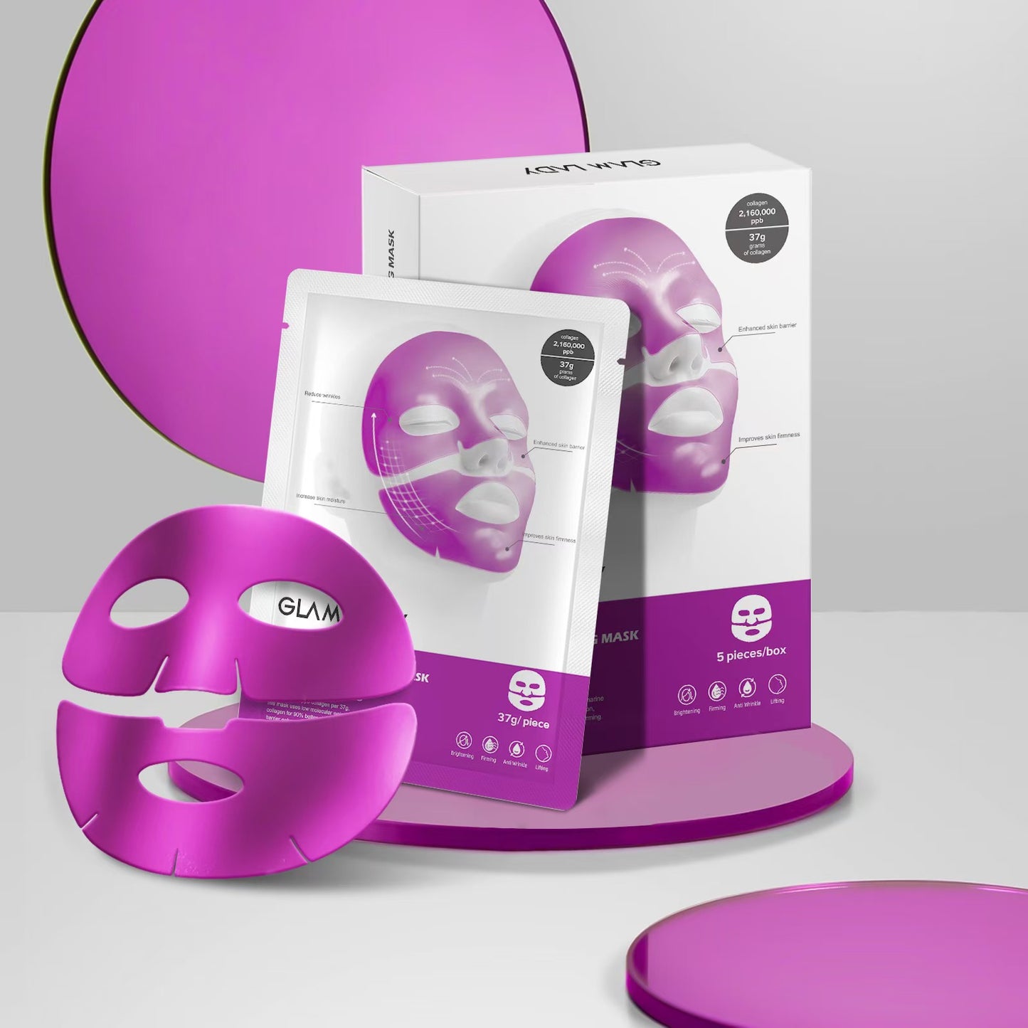 GLAM LADY Deep Collagen Anti Wrinkle Lifting Mask